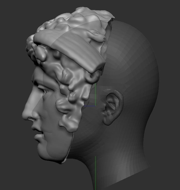 Medusa Rondanini Versace mask  3D print model_4