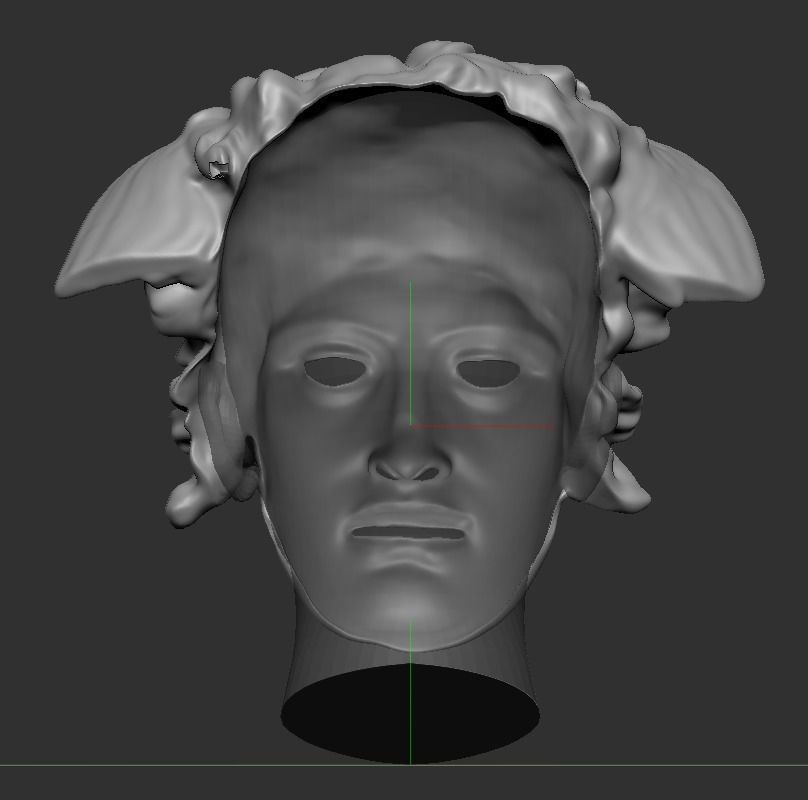Medusa Rondanini Versace mask  3D print model_5