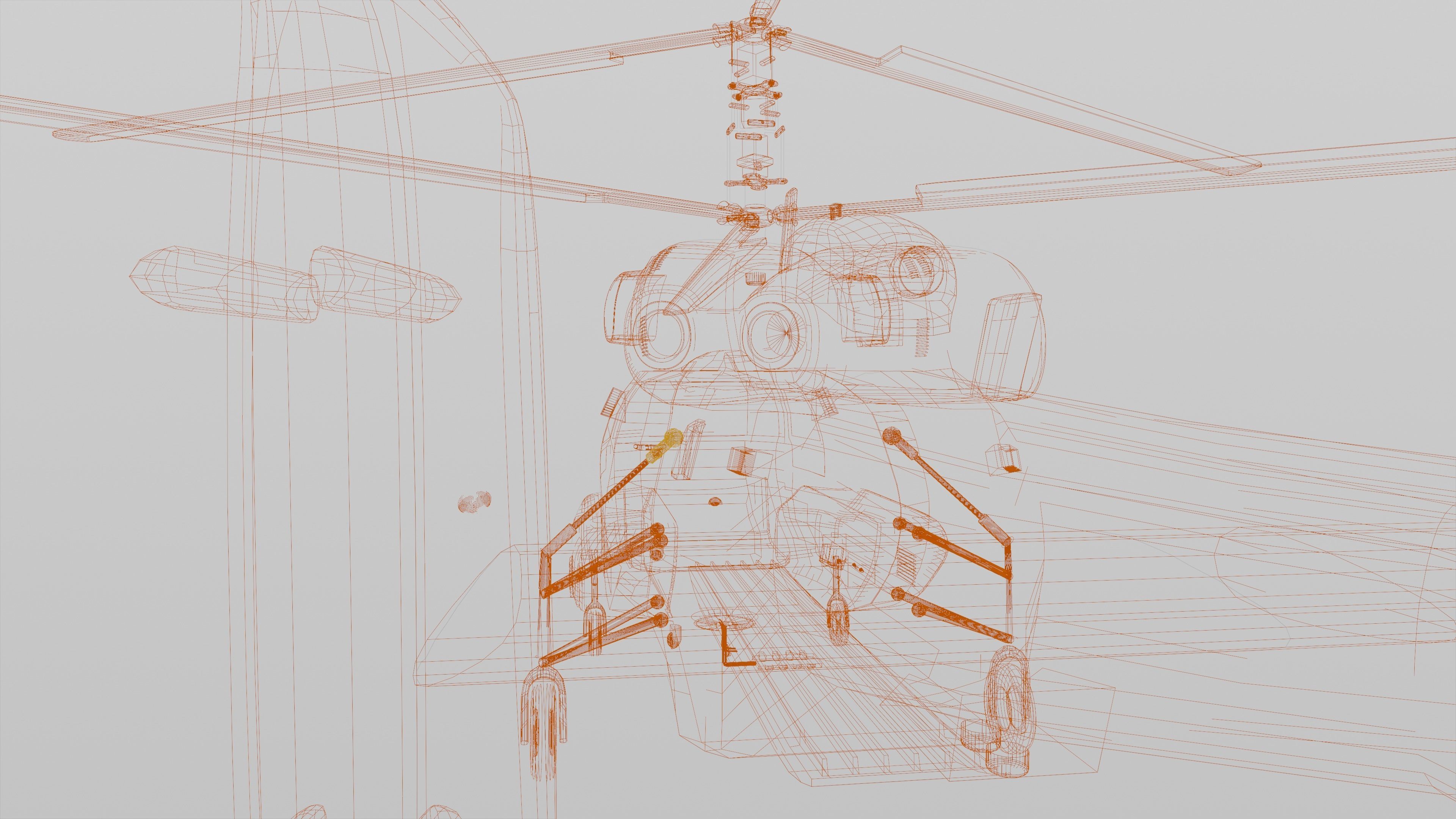 Kamov - Ka-31 - THE AWACS HELICOPTER - 3D model_37