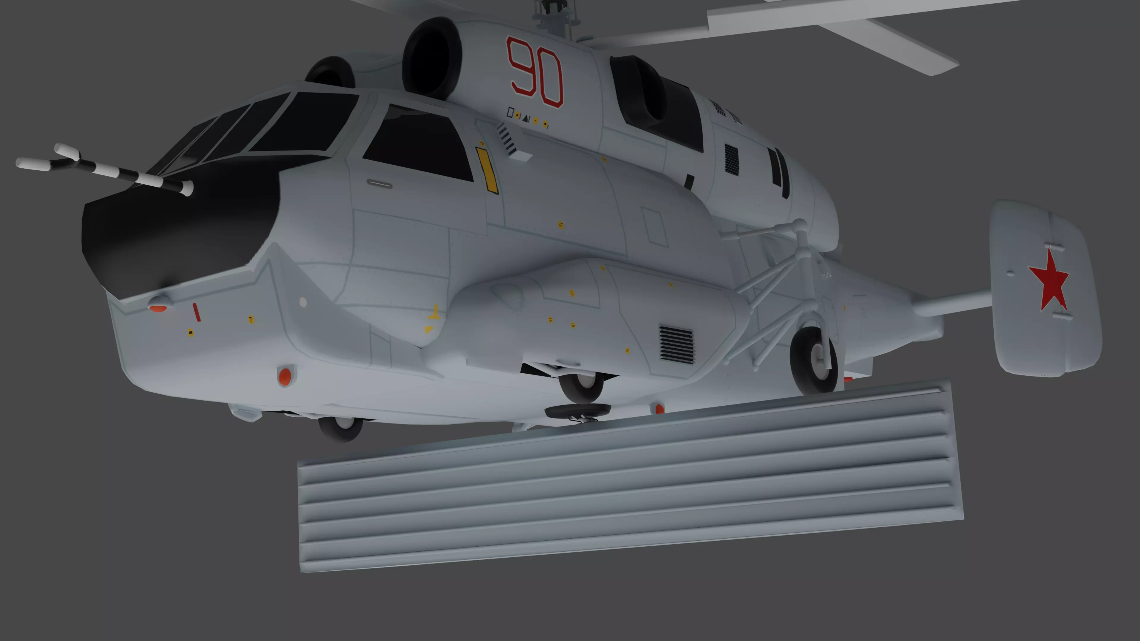 Kamov - Ka-31 - THE AWACS HELICOPTER - 3D model_0