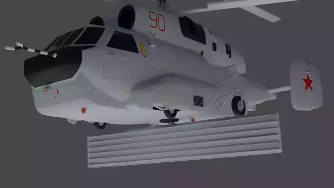 Kamov - Ka-31 - THE AWACS HELICOPTER - 3D model
