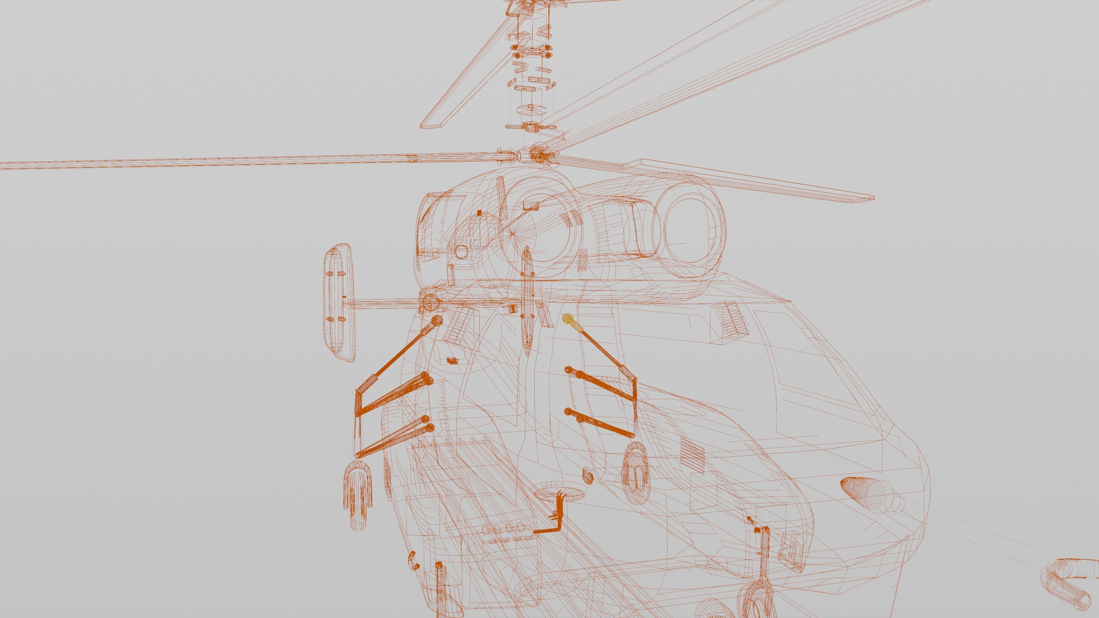 Kamov - Ka-31 - THE AWACS HELICOPTER - 3D model_38