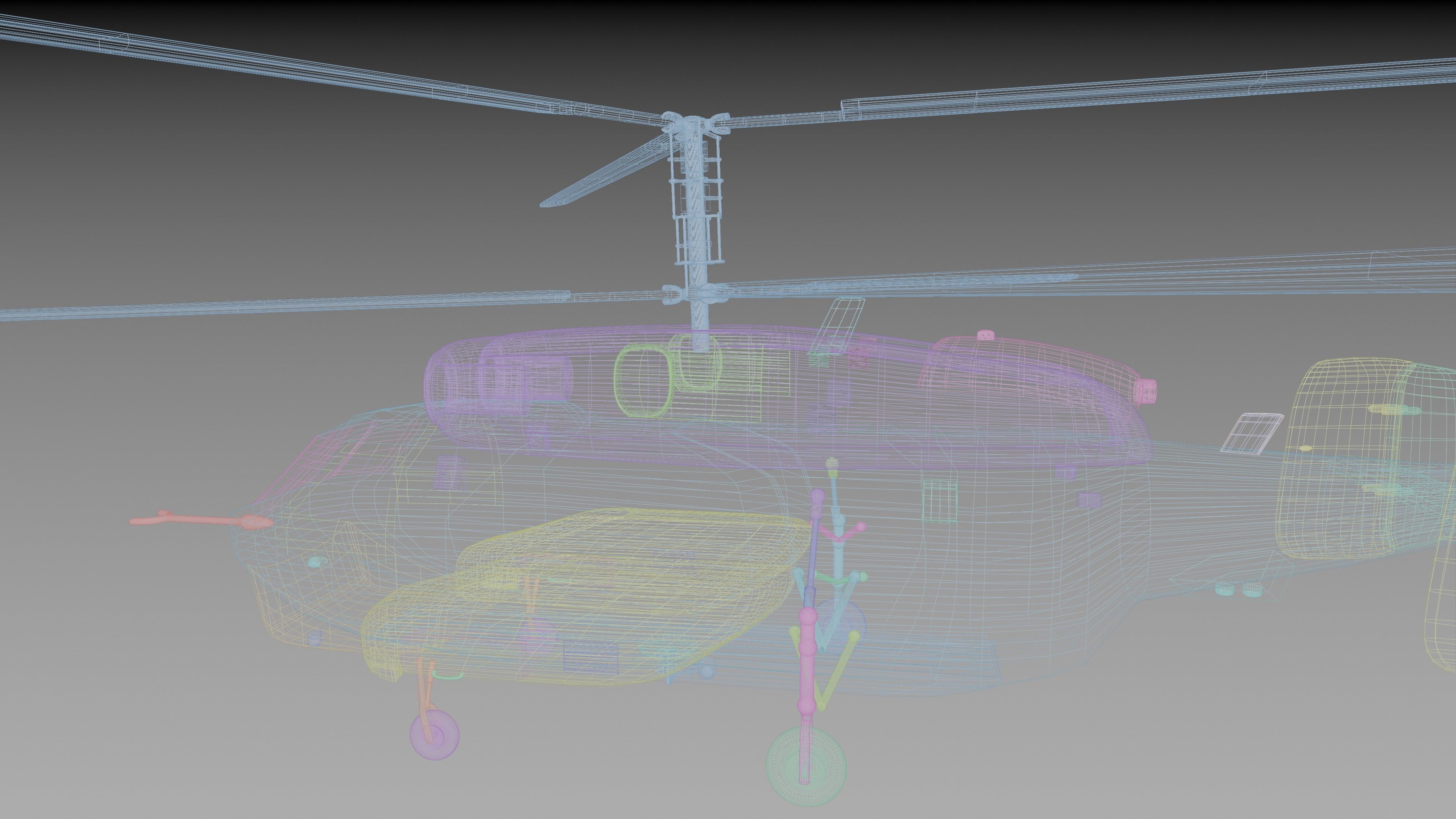 Kamov - Ka-31 - THE AWACS HELICOPTER - 3D model_9