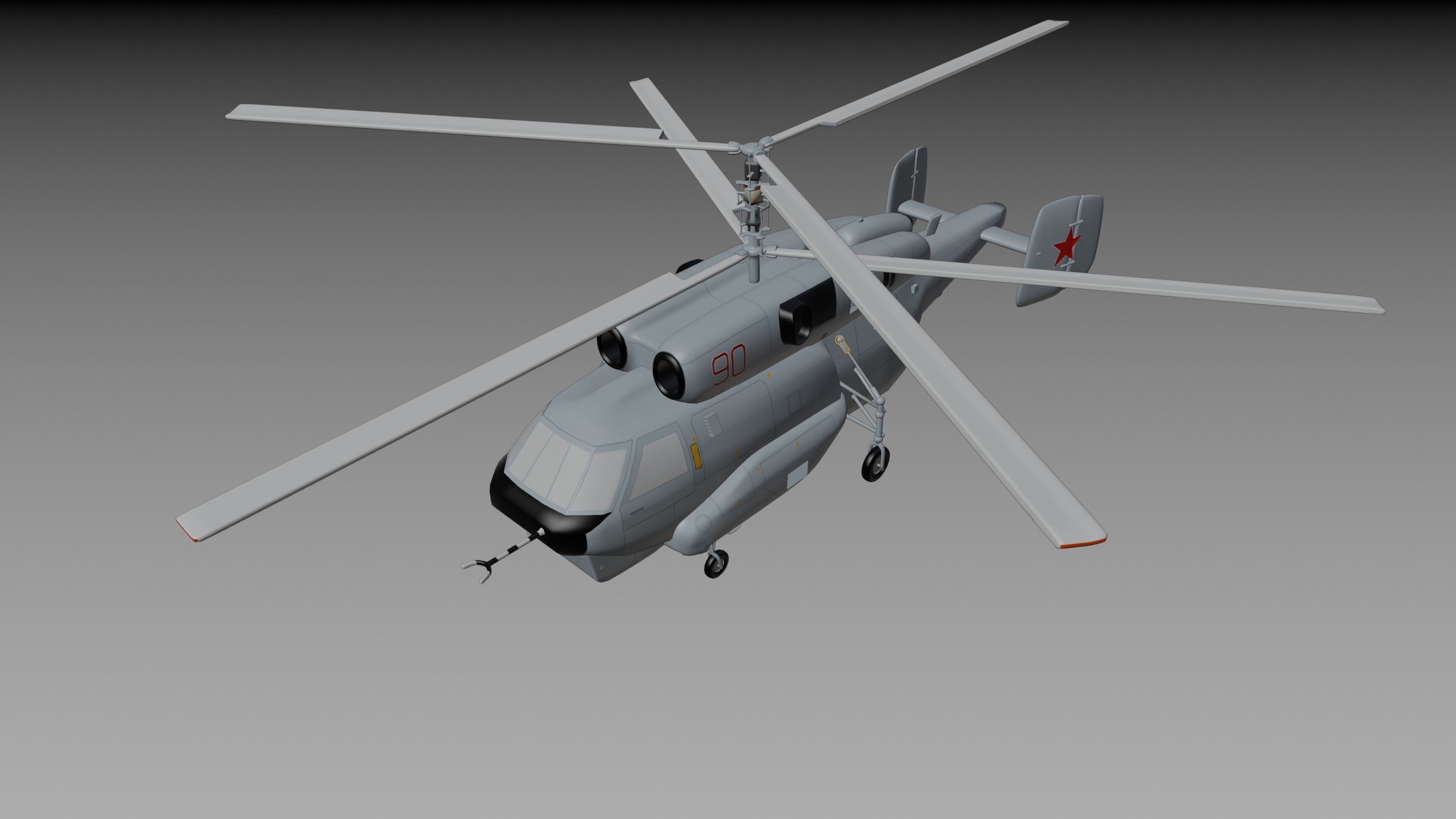 Kamov - Ka-31 - THE AWACS HELICOPTER - 3D model_2
