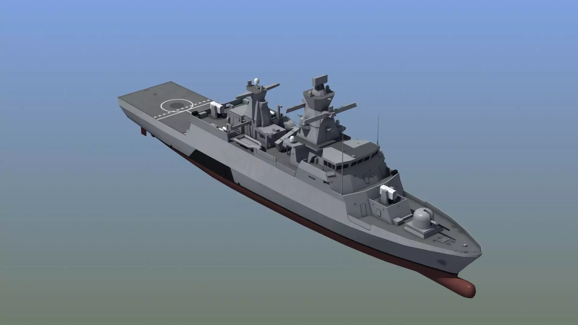 Braunschweig Corvette Low-poly 3D model