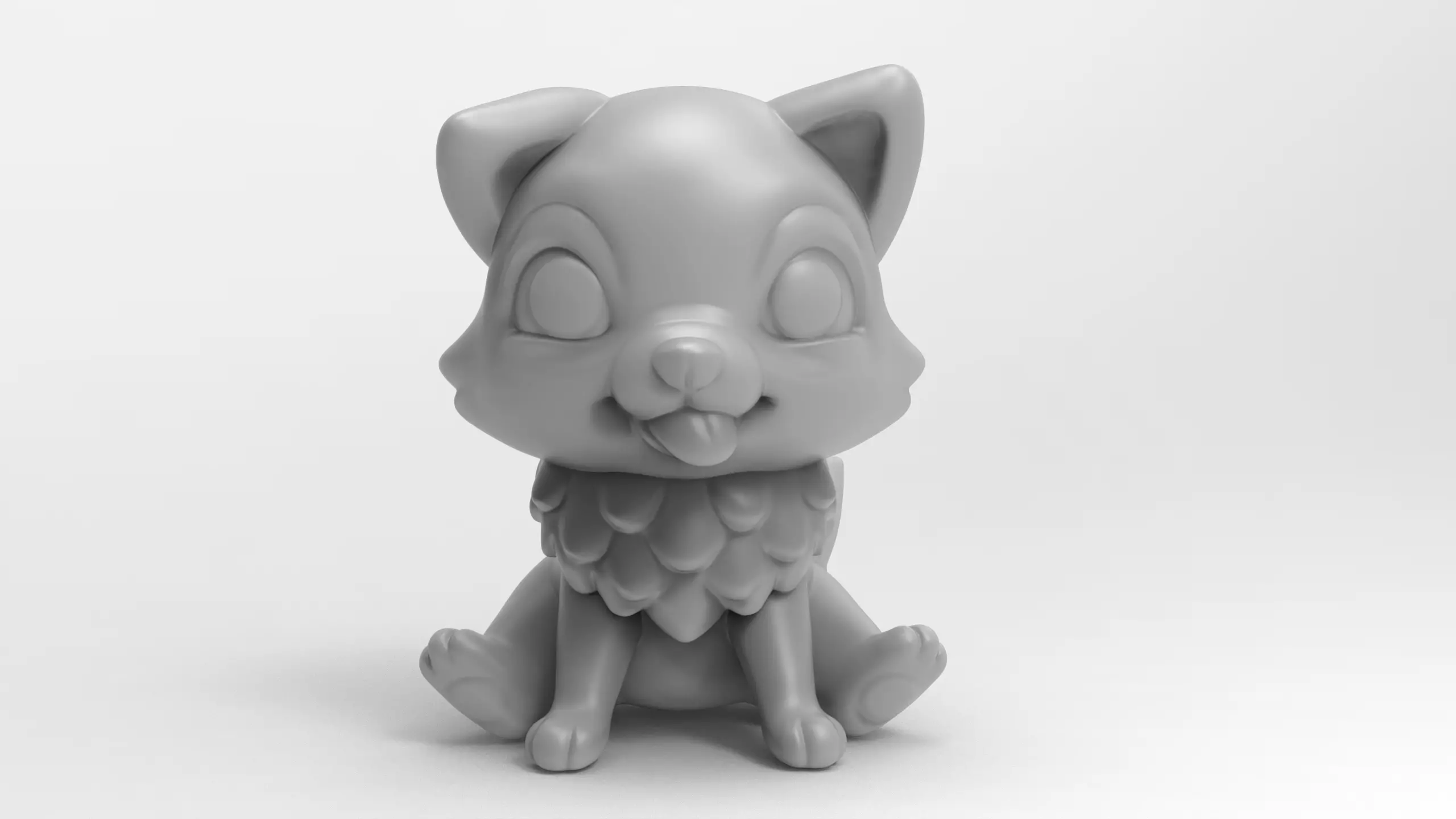 Happy puppy love Free 3D print model