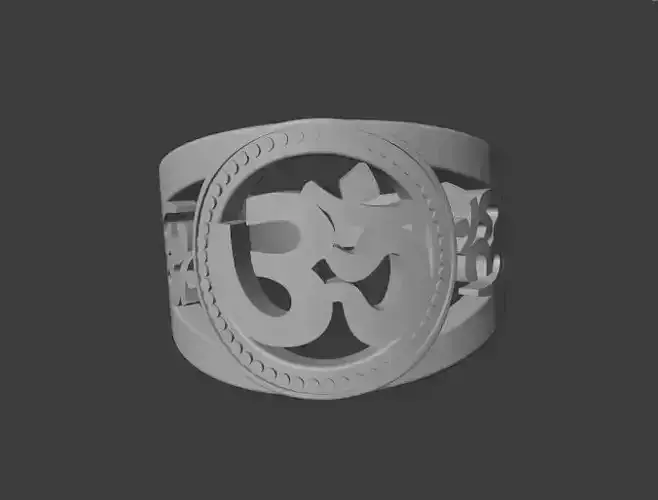 OM  Ring - Yoga - Sanskrite 