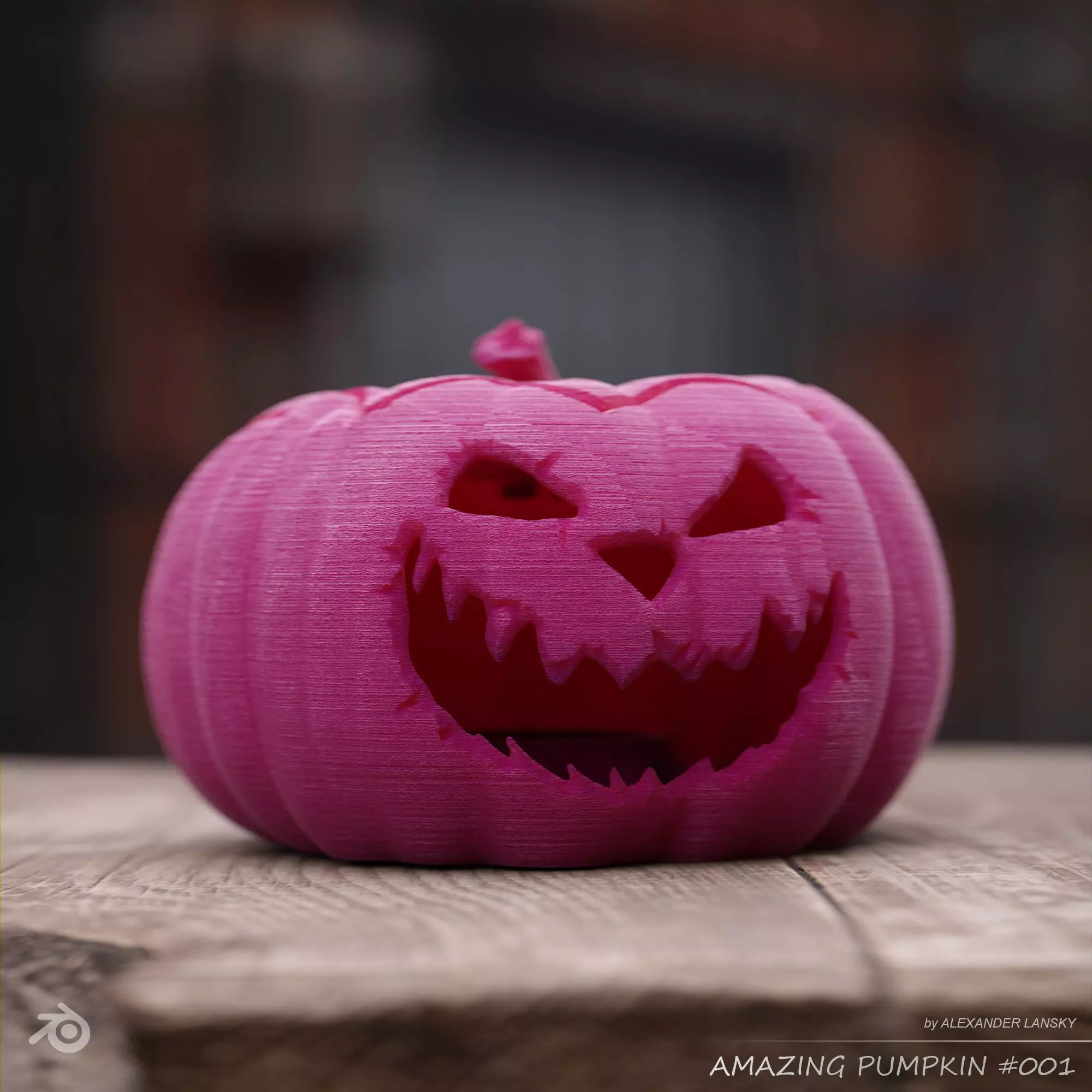 Amazing Pumpkin 001 3D print model
