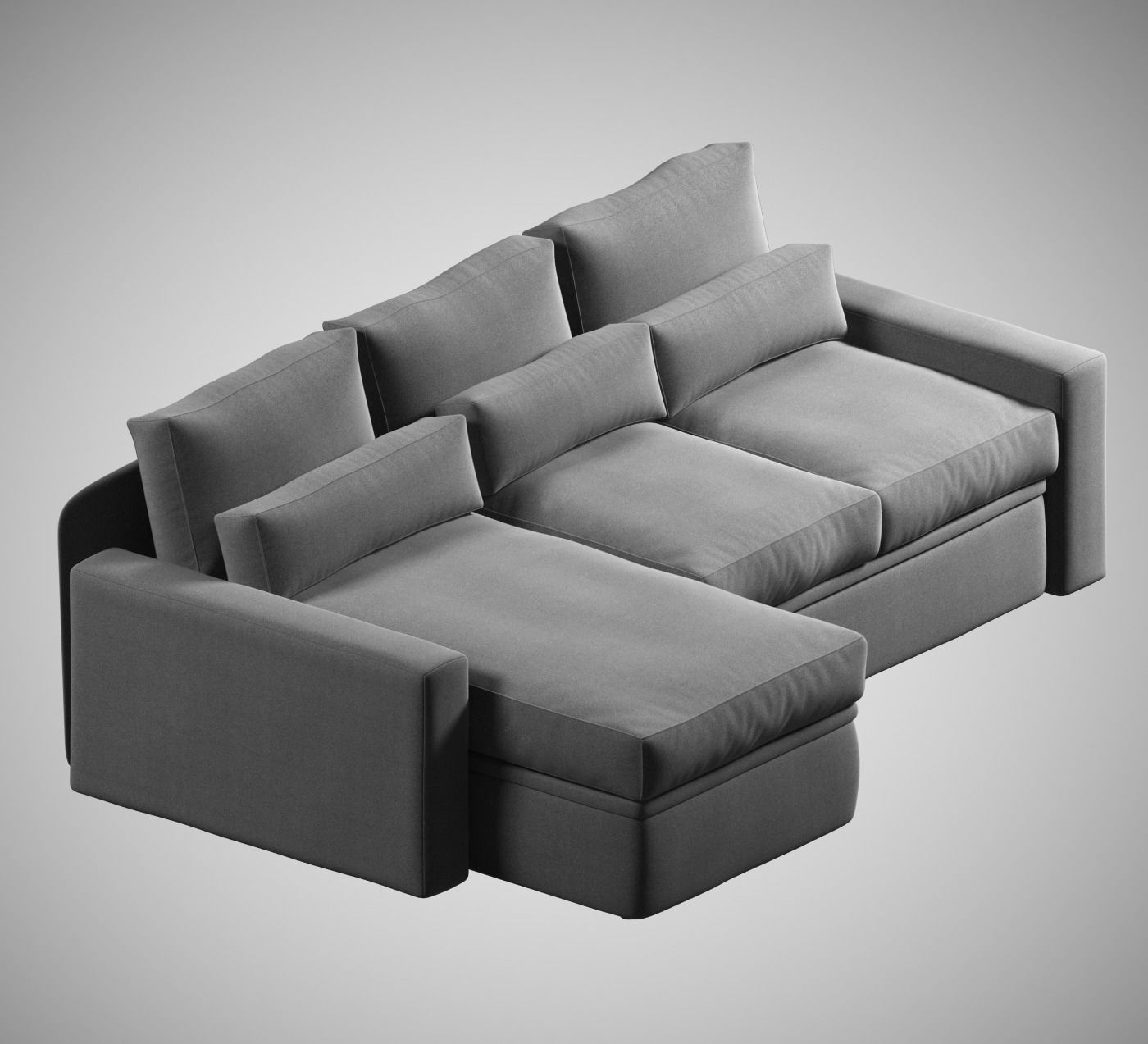 sofa 01 3D model_1
