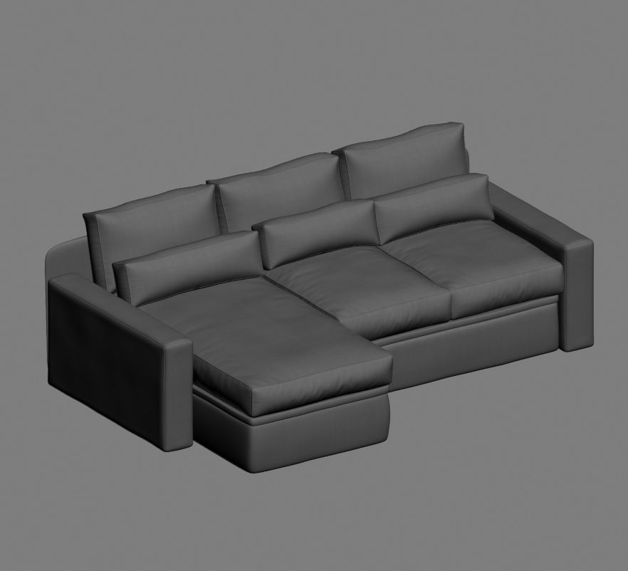 sofa 01 3D model_4