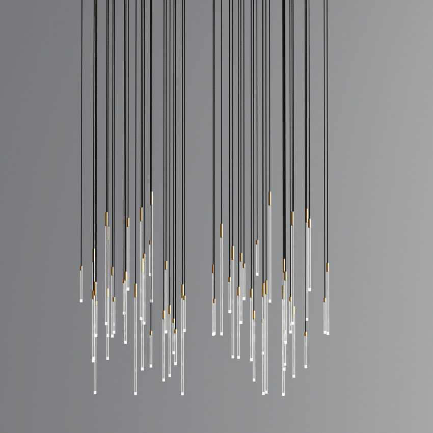 Modern Ceiling Suspension Hanging Pendant 3D model_2