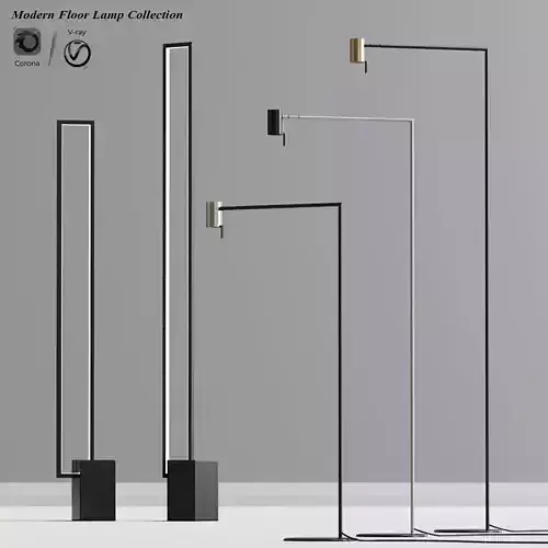 Modern Floor Lamp 3D model