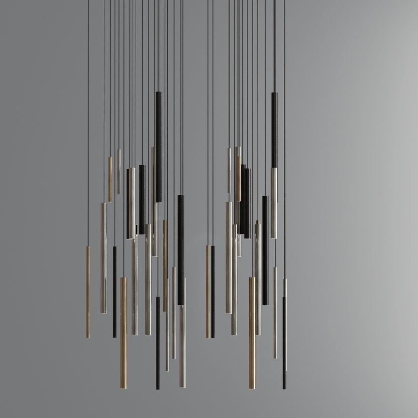 Modern Led Pendant Light Collection 3D model_3