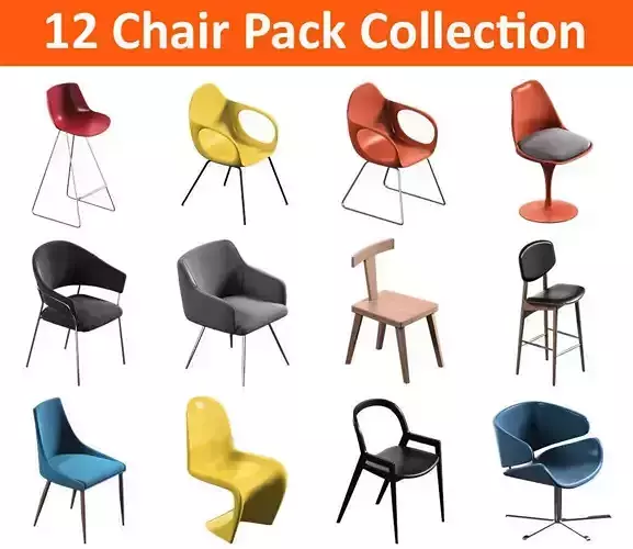 12 Chair Pack Collection