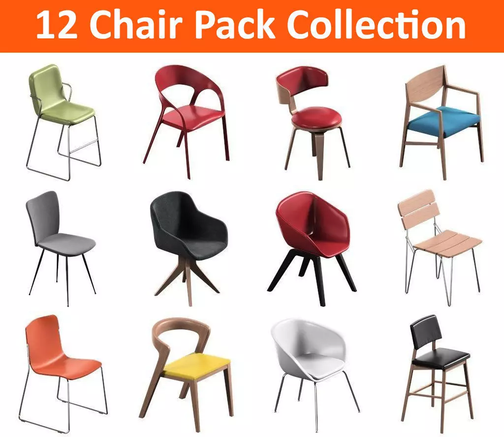 12 Chair Pack Collection _0
