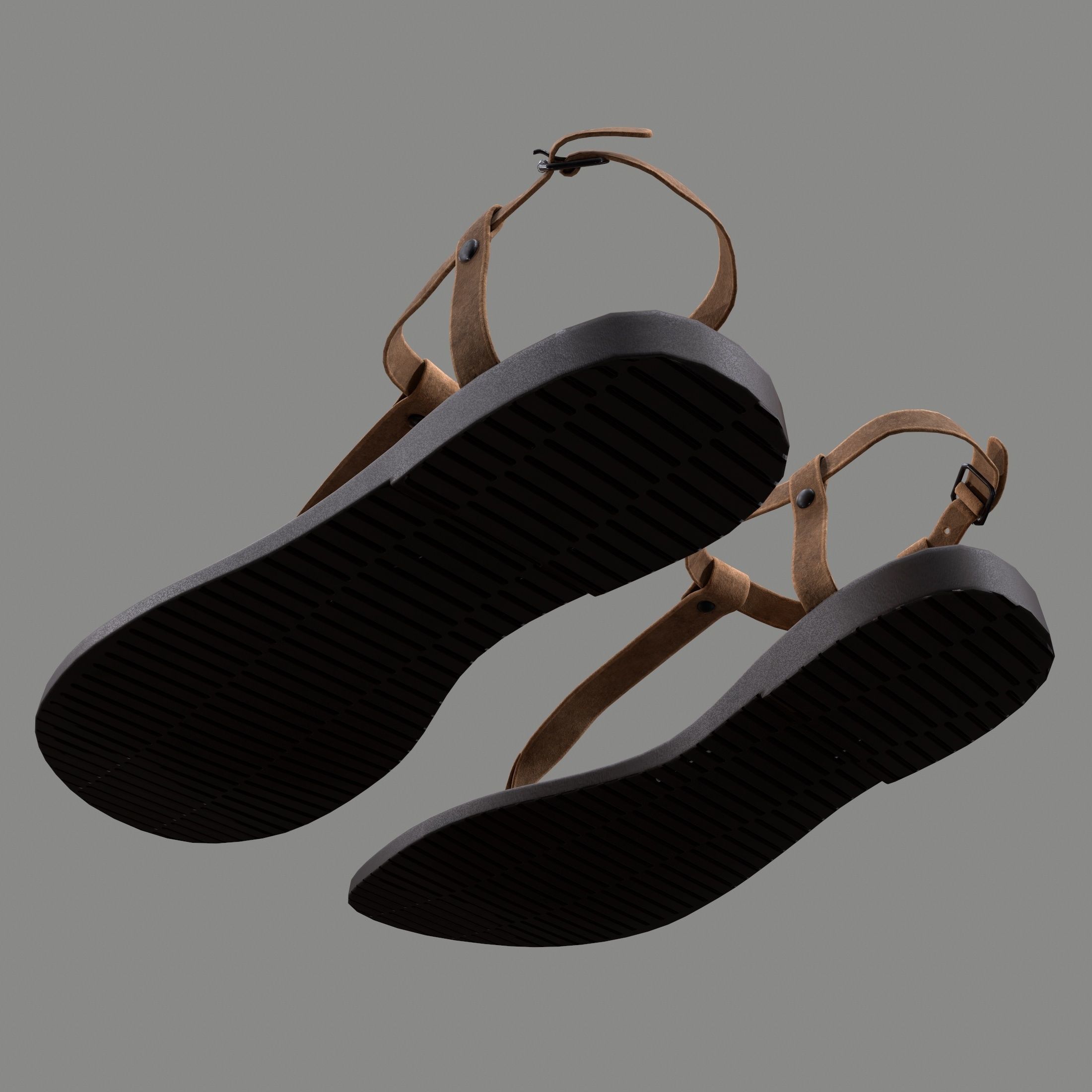 Sandals 3D model_6