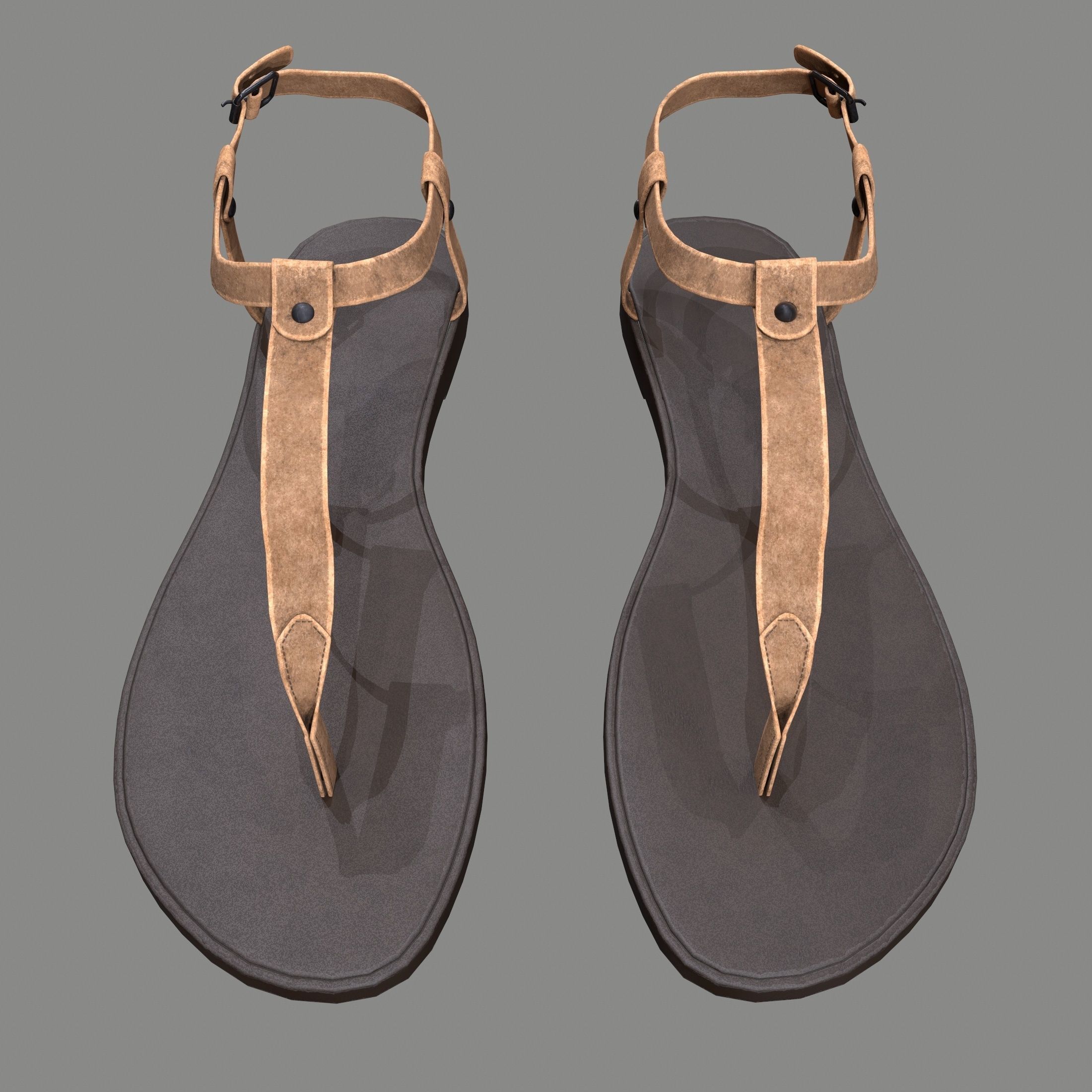 Sandals 3D model_2