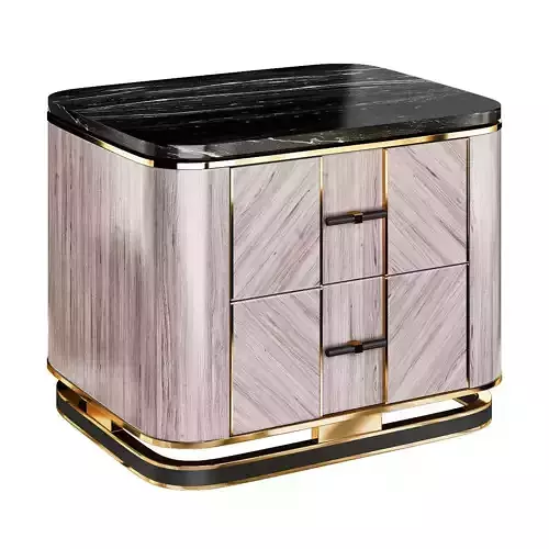 Ashi nightstand Low-poly 3D model