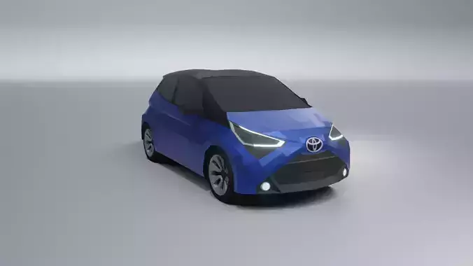 Toyota Aygo lowpoly 3D model