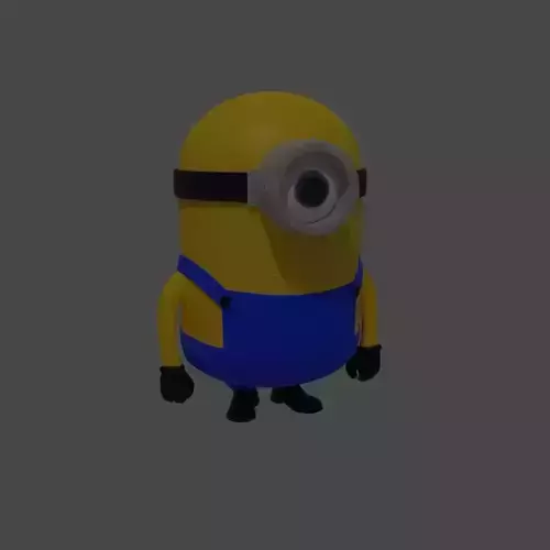 Minion Mel 3d model STL OBJ Blend