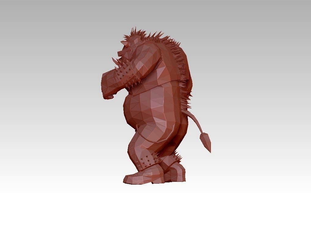 Orge Monster low poly  troll Low-poly 3D model_14