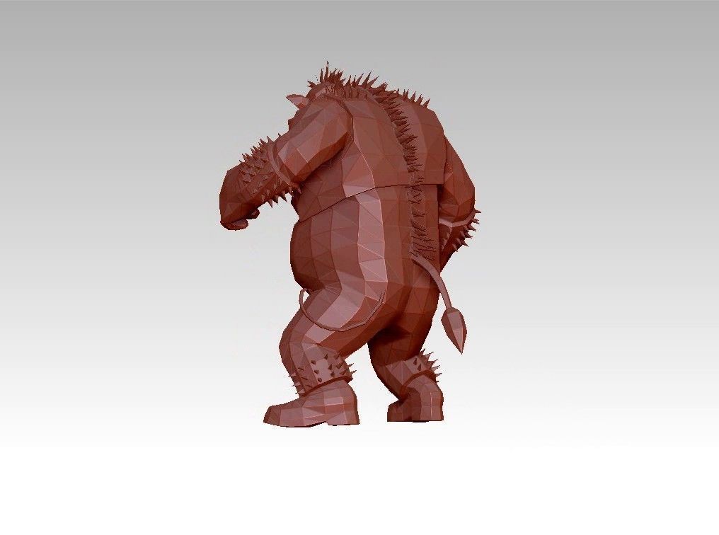 Orge Monster low poly  troll Low-poly 3D model_13