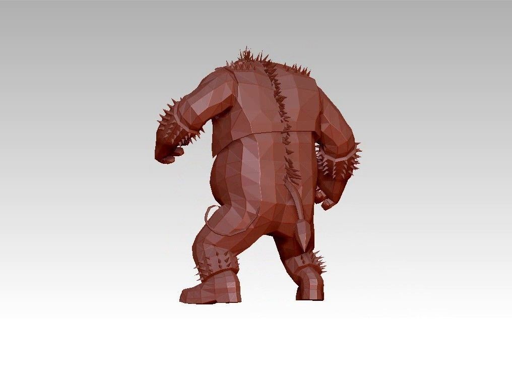 Orge Monster low poly  troll Low-poly 3D model_12