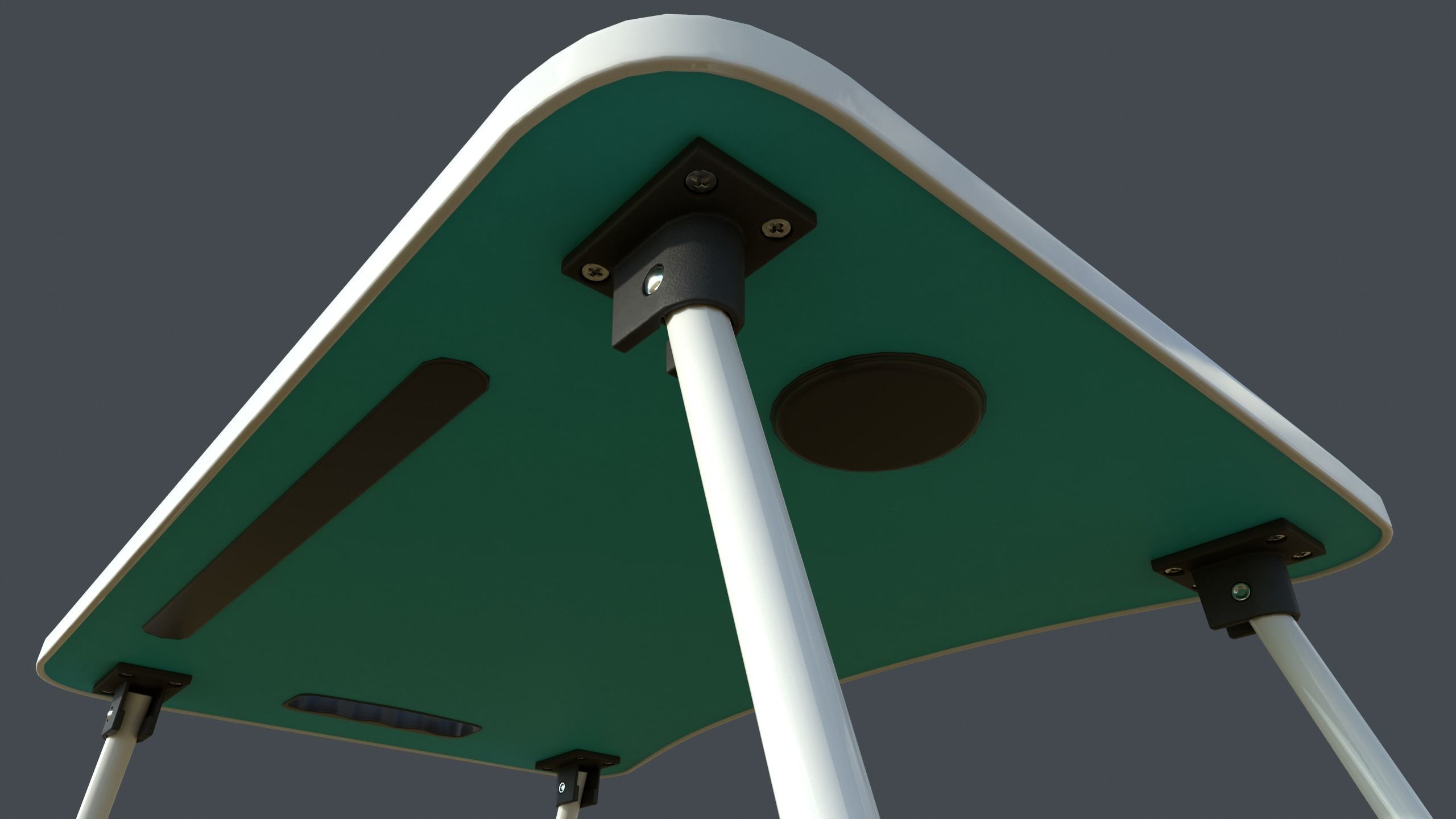 Foldable Bed Table Low-poly 3D model_3