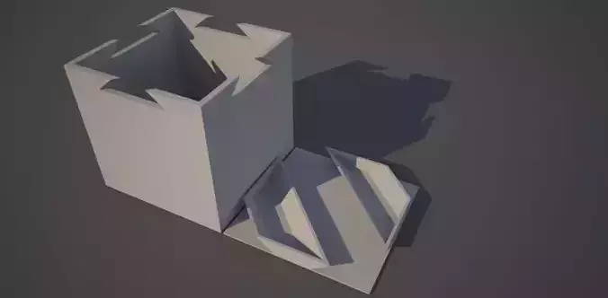 Fancy sliding box PRINTABLE Free 3D print model