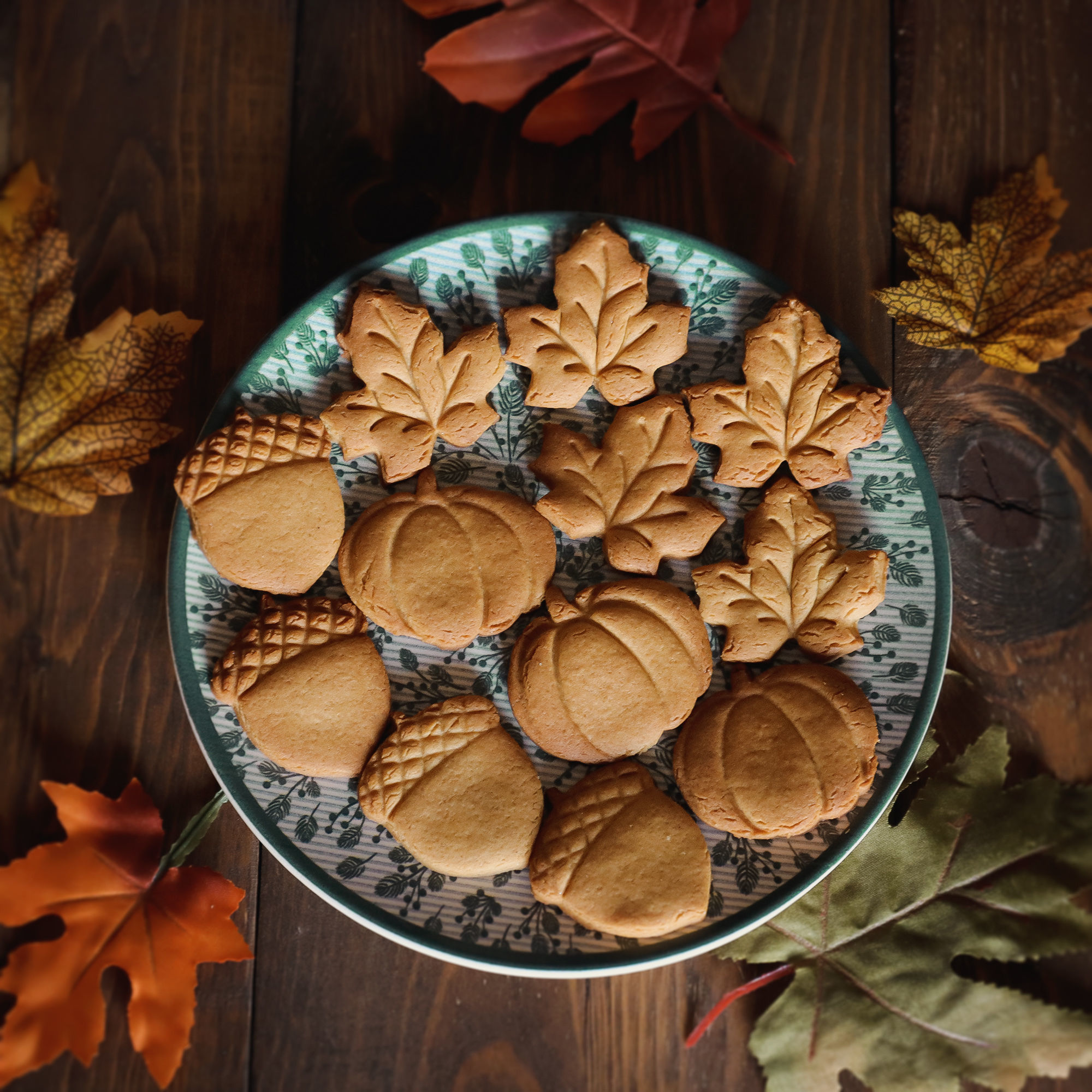 Fall-Themed Cookie Cutter Set 3D print model_2