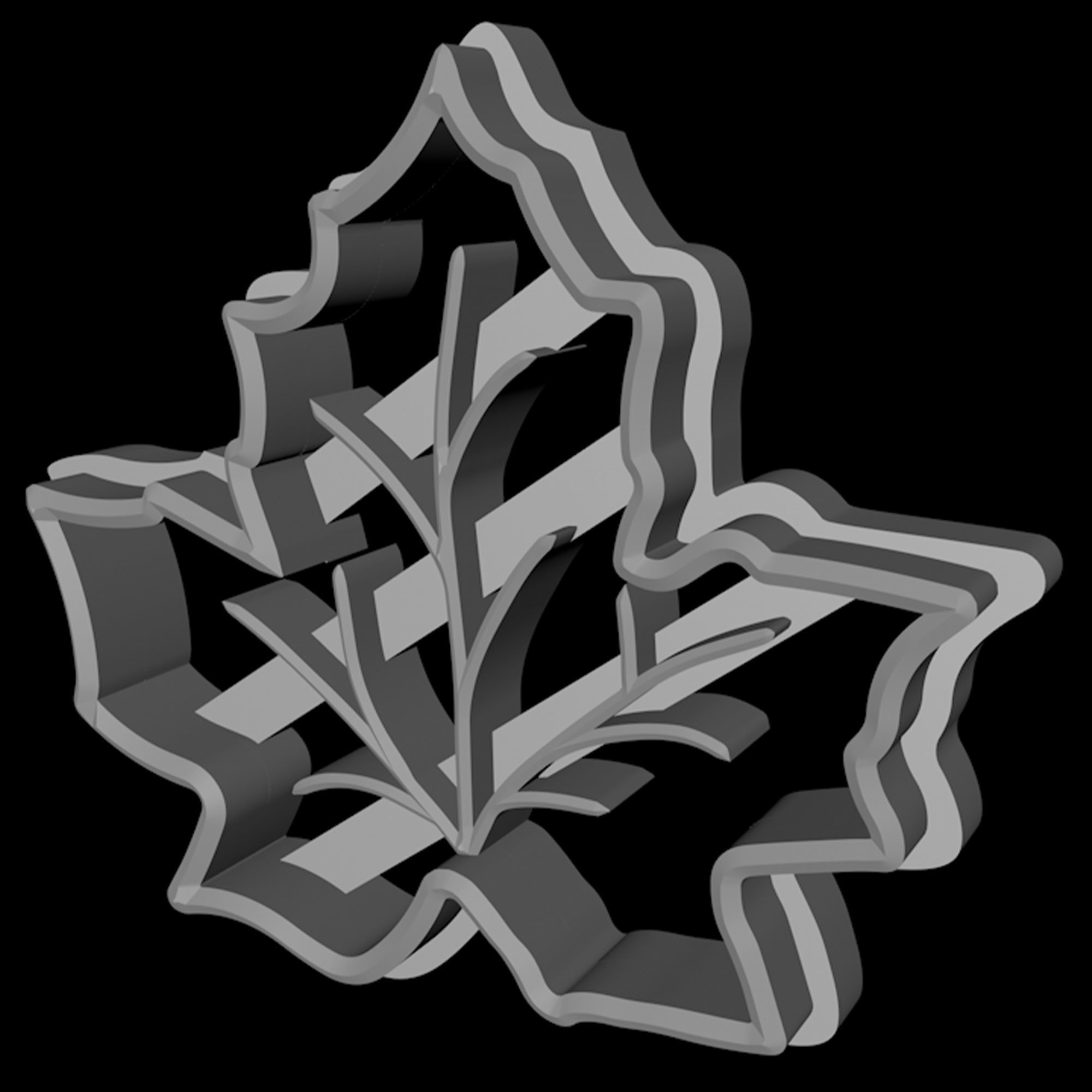 Fall-Themed Cookie Cutter Set 3D print model_11