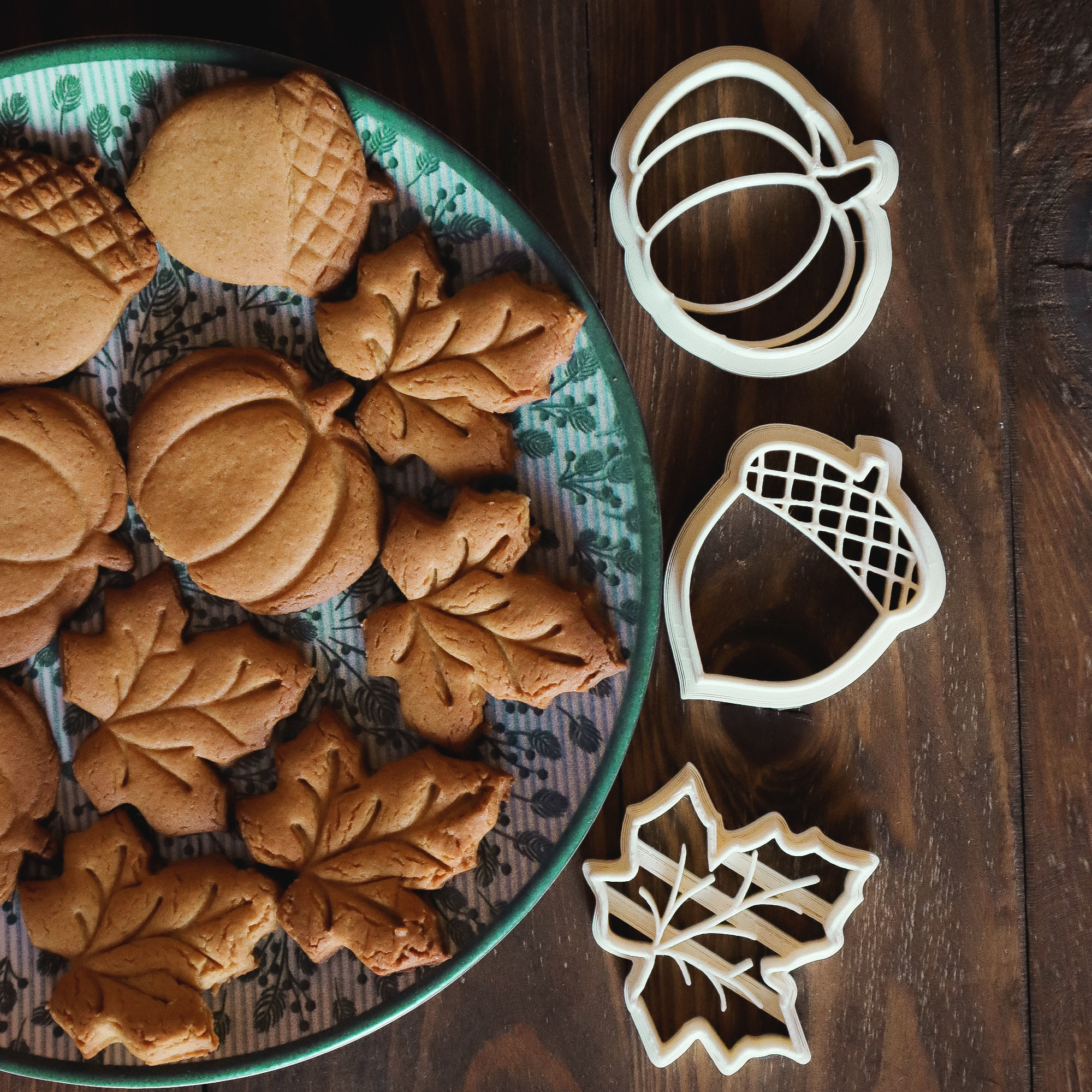 Fall-Themed Cookie Cutter Set 3D print model_4