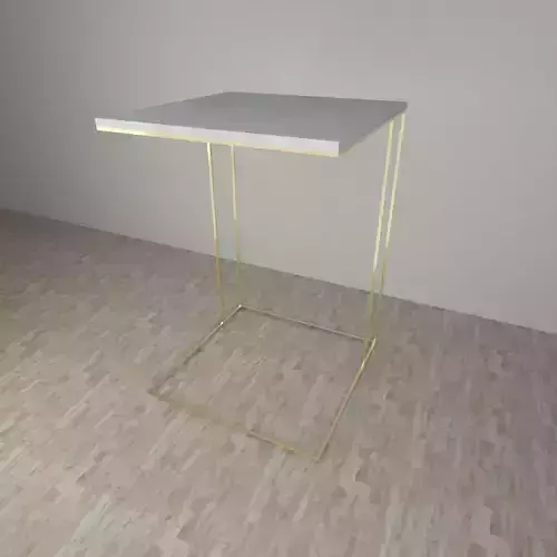Modern side table with a lamp 1002 free 3D model 3D printable | CGTrader