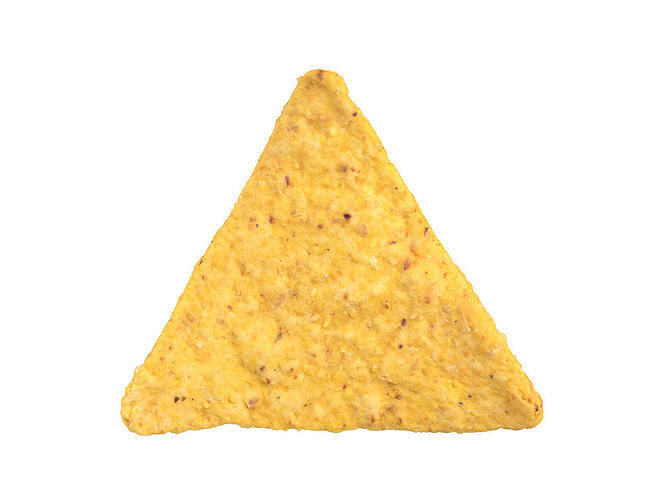 Photorealistic Tortilla Chip 3D Scan 3D model