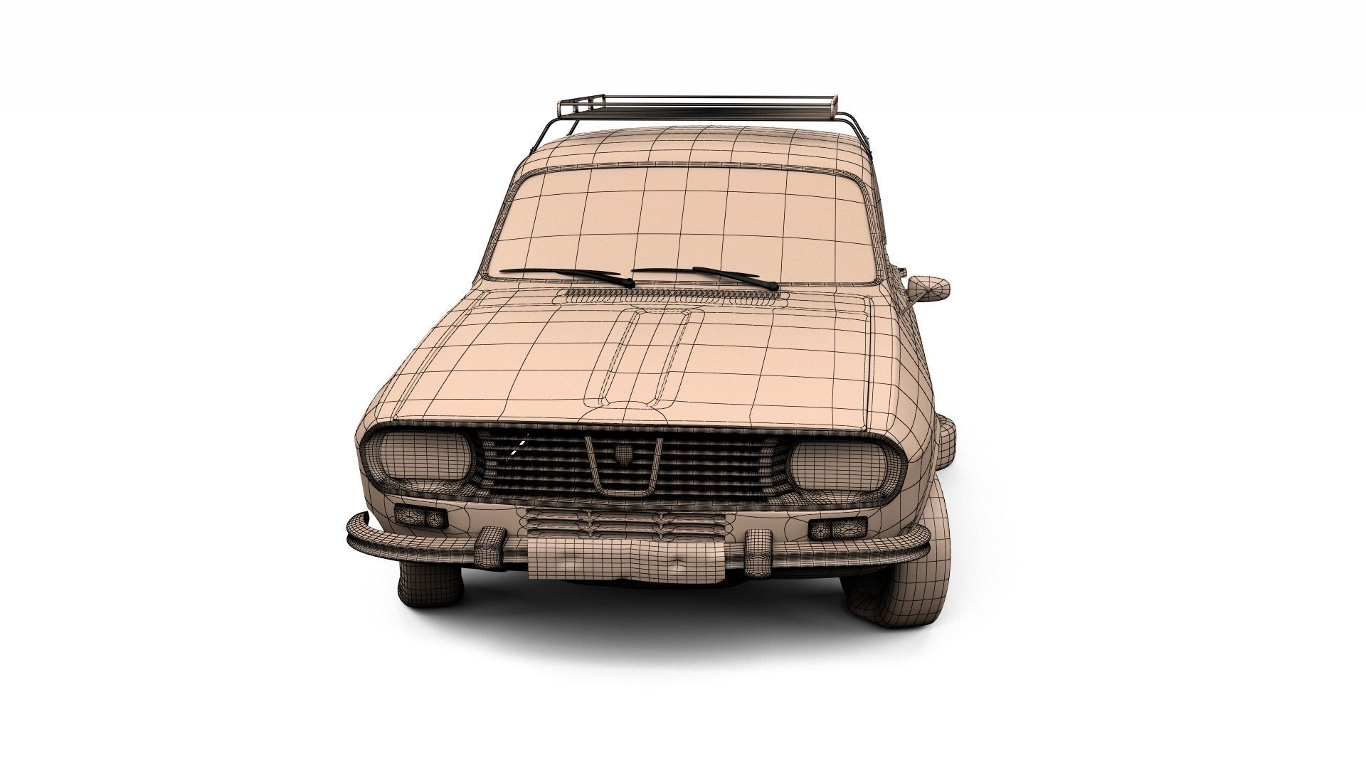Rusty Dacia 1300 3D model_10