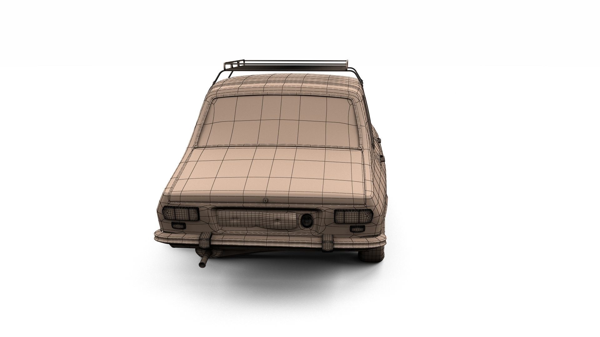 Rusty Dacia 1300 3D model_14