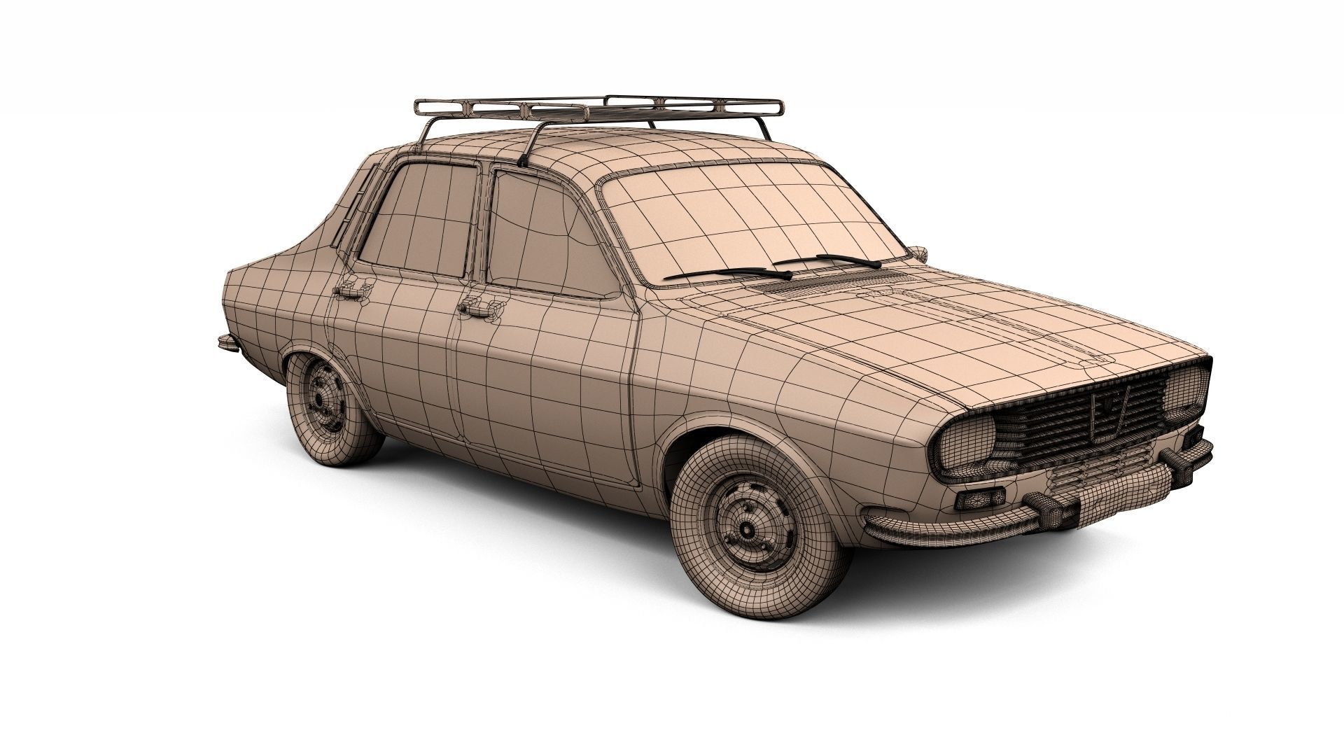 Rusty Dacia 1300 3D model_17
