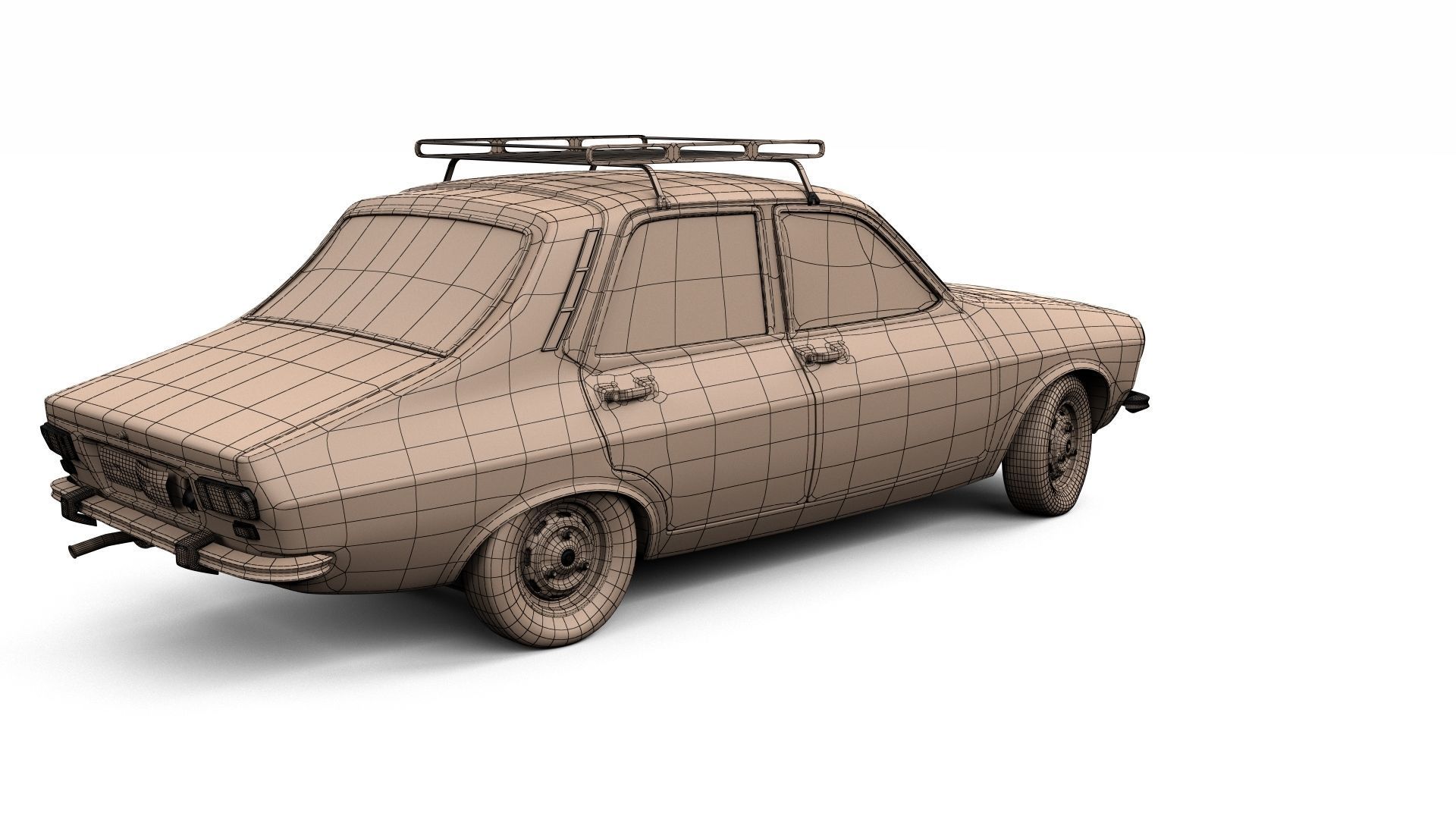 Rusty Dacia 1300 3D model_15