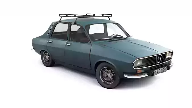 Rusty Dacia 1300 3D model