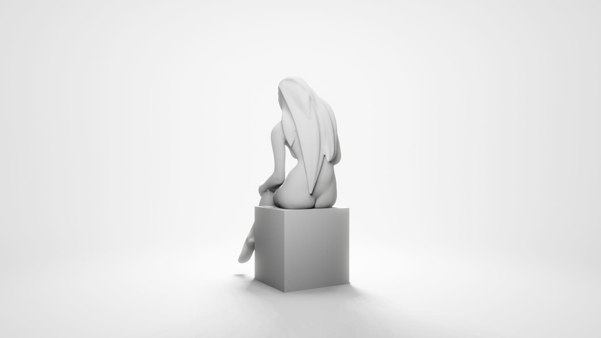 Woman sitting 11 3D print model_8