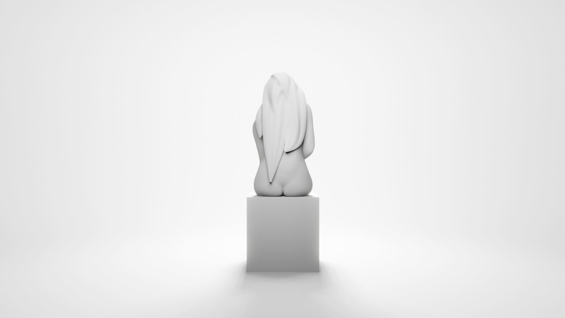 Woman sitting 11 3D print model_9