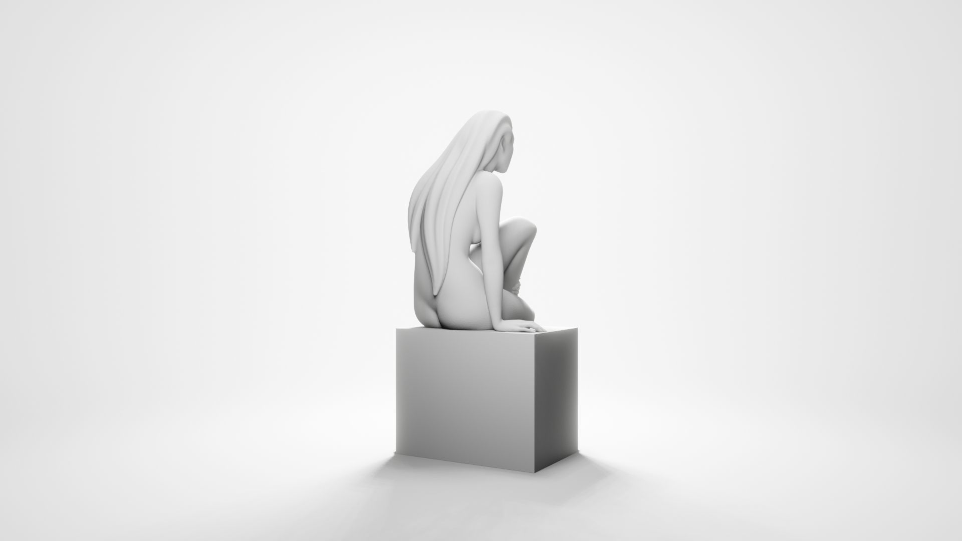 Woman sitting 12 3D print model_10
