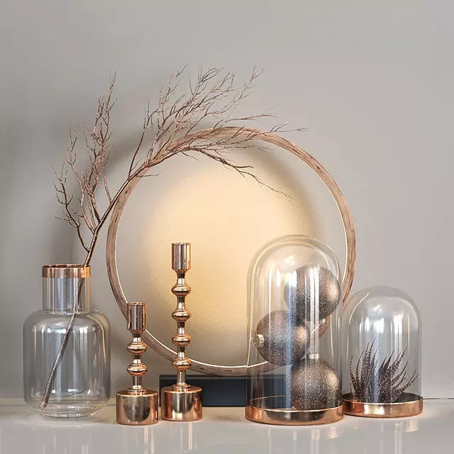 Decorative set 001AS 3D model