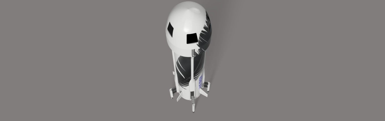 New Shepard model-Blue Origin Free 3D model_2