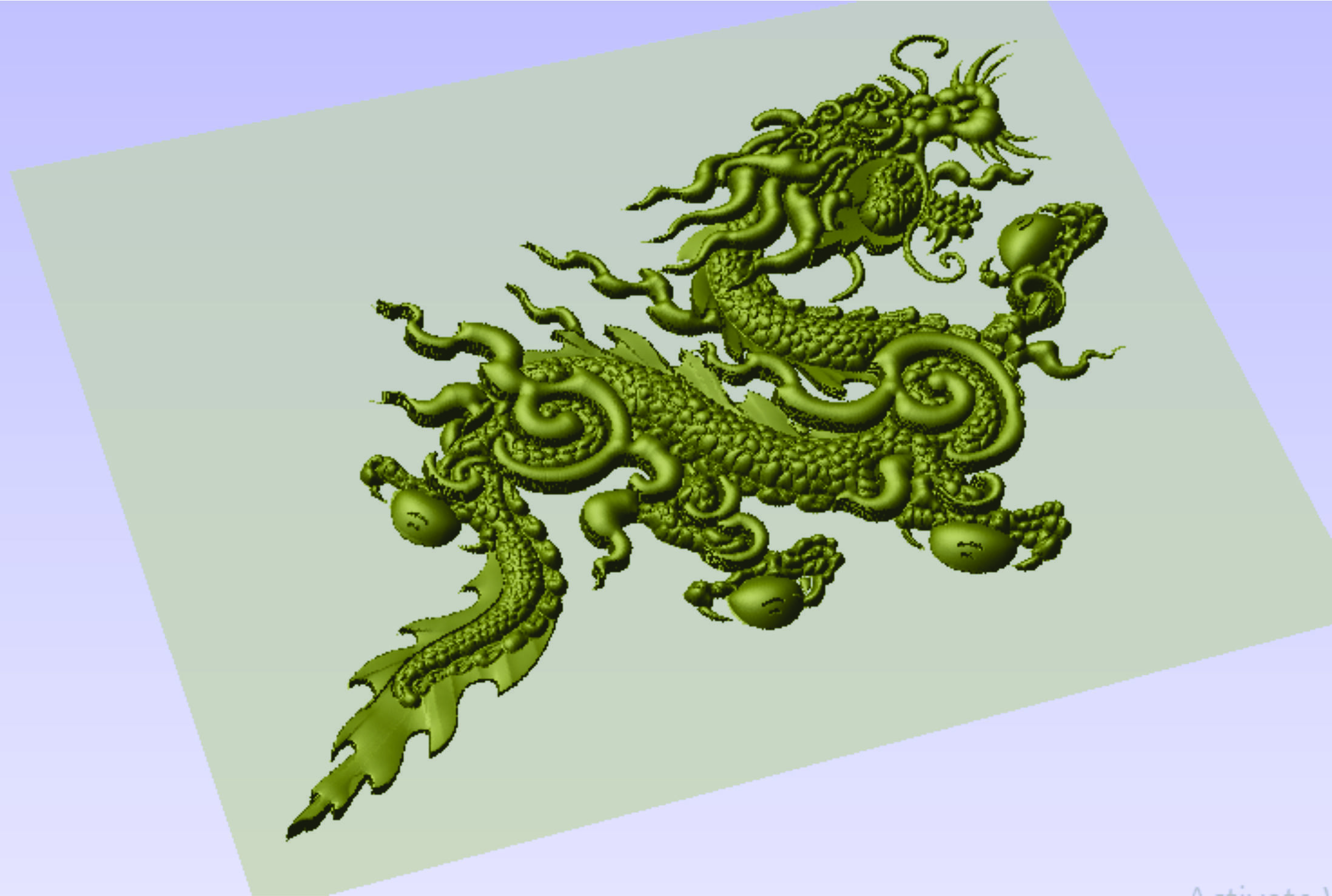 Dragon DRUK 3D print model_1