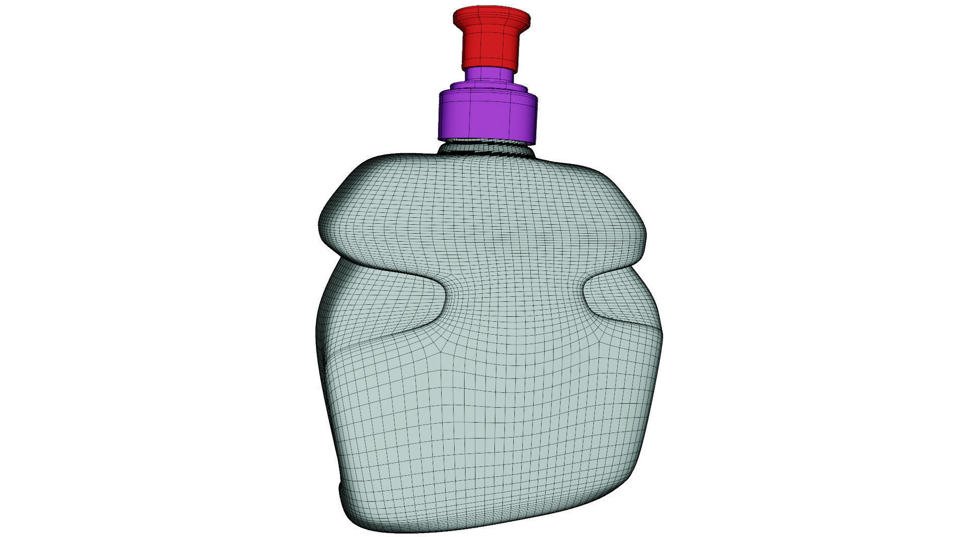 Hydration flask 3D model_9