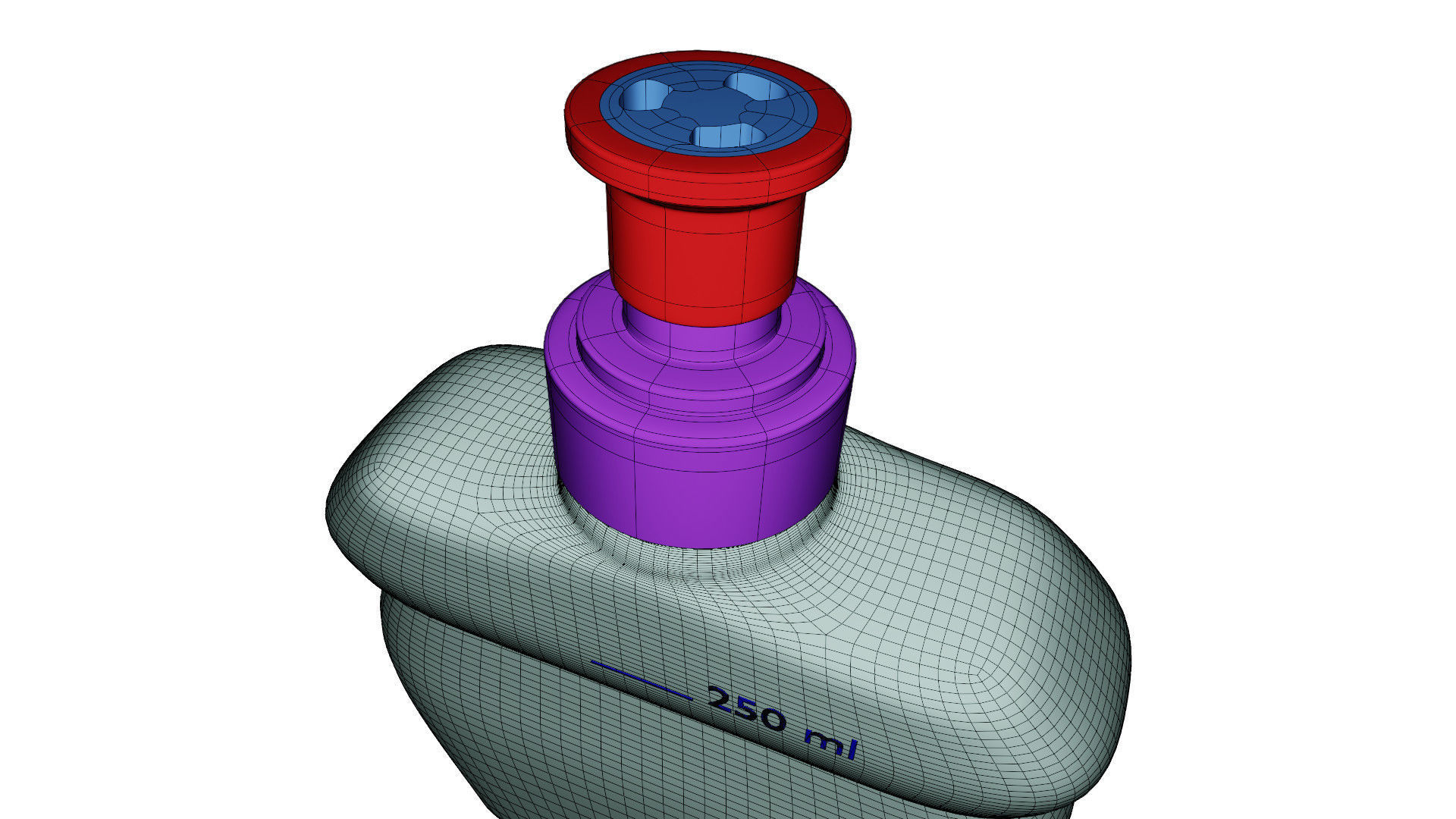 Hydration flask 3D model_13
