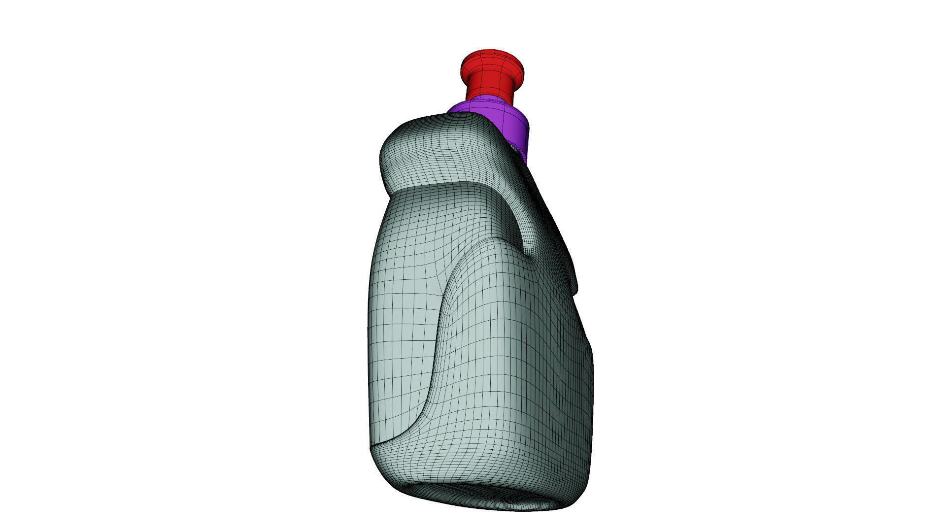 Hydration flask 3D model_11