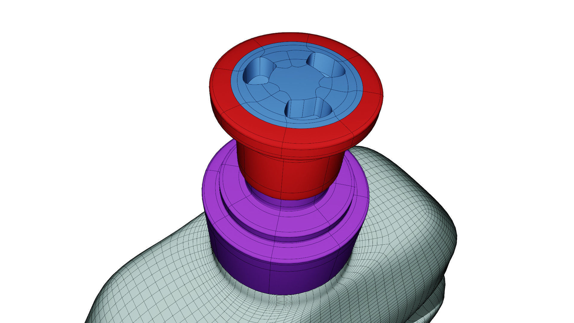 Hydration flask 3D model_14