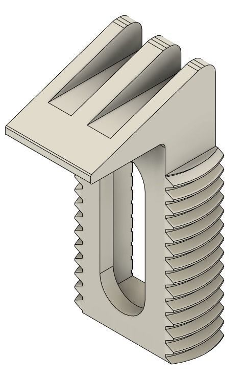The bracket of the canopy